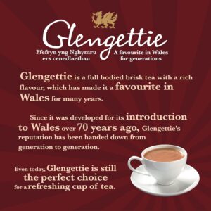 Glengettie Welsh Breakfast Tea, 80 Tea Bags 250g, Welsh Tea, Tata Consumer Products UK Group Limited. Sold by Teas.co.uk.