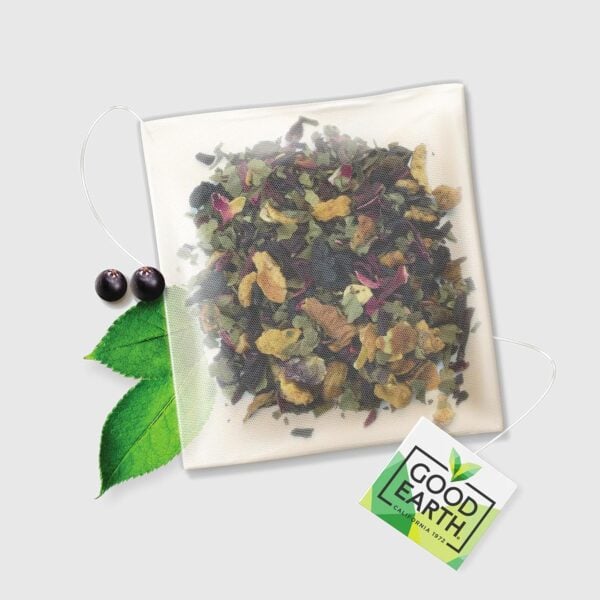 Good Earth Hibiscus, Rose and Sweet Berries, 15 Tea Bags 42g, Fruit and Herbal Tea, Tata Consumer Products UK Group Limited. Sold by Teas.co.uk.