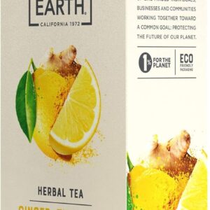 Good Earth Lemon, Ginger And Turmeric, 15 Tea Bags 42G, Fruit And Herbal Tea, Tata Consumer Products Uk Group Limited. Sold By Teas.co.uk.