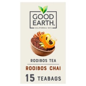 Good Earth Rooibos Chai, 15 Tea Bags 34.5g, Chai, Tata Consumer Products UK Group Limited. Sold by Teas.co.uk.
