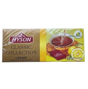 Hyson Lemon Infused Black Tea, 32 Tea Bags 32g, Black Tea, Empire Brands (Pvt) Ltd. Sold by Teas.co.uk.