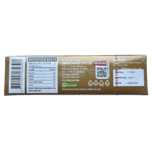 Hyson Peach Infused Black Tea, 32 Tea Bags 32G, Black Tea, Empire Brands (Pvt) Ltd. Sold By Teas.co.uk.