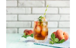 Hyson Peach Infused Black Tea, 32 Tea Bags 32g, Worldwide Teas, Empire Brands (Pvt) Ltd. Sold by Teas.co.uk.