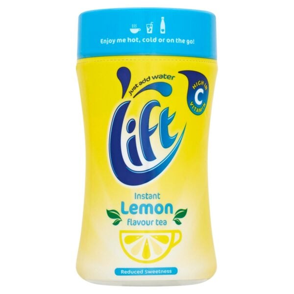 Lift Instant Lemon Black Tea (Reduced Sweetness), 165g, Black Tea, Lift Brands UK Limited. Sold by Teas.co.uk.