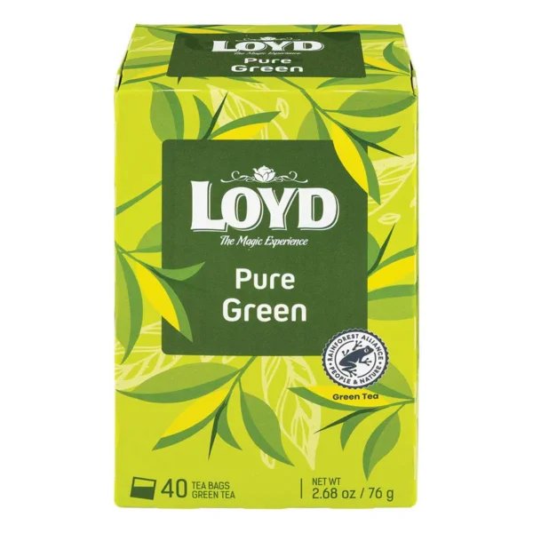 Loyd Green Tea, 40 Tea Bags 76g, Green Tea, Mokate S.A.. Sold by Teas.co.uk.
