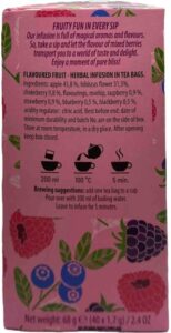 Loyd Mixed Berries, 40 Tea Bags 68g, Worldwide Teas, Mokate S.A.. Sold by Teas.co.uk.