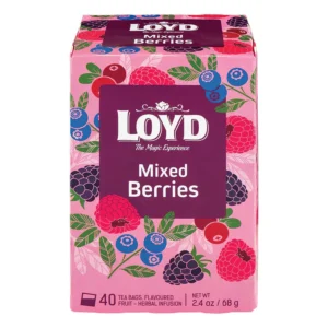 Loyd Mixed Berries, 40 Tea Bags 68g, Worldwide Teas, Mokate S.A.. Sold by Teas.co.uk.