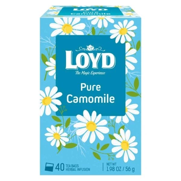 Loyd Pure Camomile, 40 Tea Bags 56G, Worldwide Teas, Mokate S.a.. Sold By Teas.co.uk.