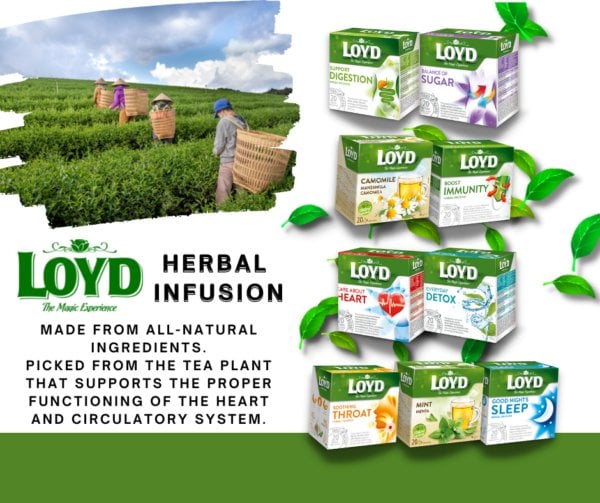 Loyd Pure Camomile, 40 Tea Bags 56G, Herbal Teas, Available At Teas.co.uk
