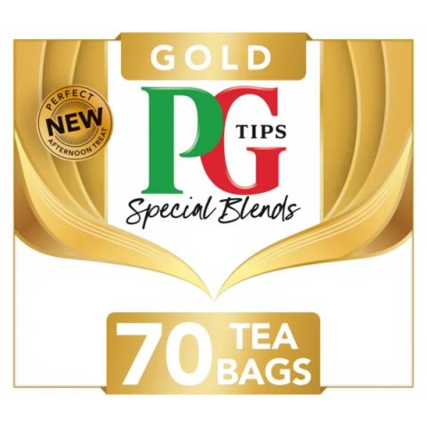 PG Tips Gold Special Blend, 70 Tea Bags 203g, Black Tea, Lipton Teas and Infusions UK Limited. Sold by Teas.co.uk.