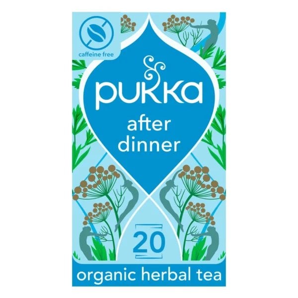 Pukka Organic After Dinner, 20 Tea Bags 40g, Fruit and Herbal Tea, Pukka Herbs Limited. Sold by Teas.co.uk.