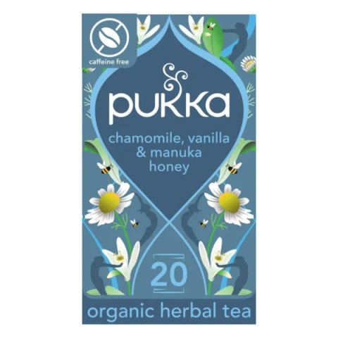 Pukka Organic Chamomile, Vanilla and Manuka Honey, 20 Tea Bags 32g