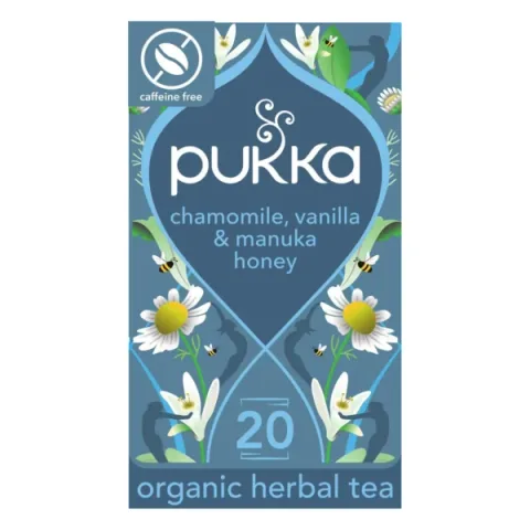 Pukka Organic Chamomile, Vanilla and Manuka Honey, 20 Tea Bags 32g