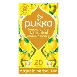 Pukka Organic Lemon, Ginger and Manuka Honey, 20 Tea Bags 34g