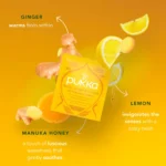 Pukka Organic Lemon, Ginger and Manuka Honey, 20 Tea Bags 34g