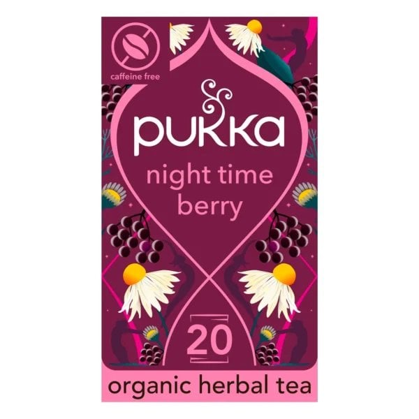 Pukka Organic Night Time Berry, 20 Tea Bags 36g, Fruit and Herbal Tea, Pukka Herbs Limited. Sold by Teas.co.uk.
