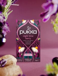 Pukka Organic Night Time Berry, 20 Tea Bags 36g, English Tea, Pukka Herbs Limited. Sold by Teas.co.uk.