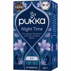 Pukka Organic Night Time With Chamomile, 20 Tea Bags 20g, Fruit and Herbal Tea, Pukka Herbs Limited. Sold by Teas.co.uk.