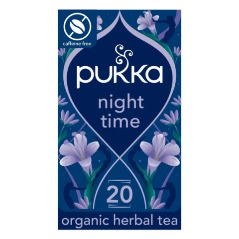 Pukka Organic Night Time With Chamomile, 20 Tea Bags 20g, English Tea, Pukka Herbs Limited. Sold by Teas.co.uk.