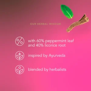 Pukka Organic Peppermint and Licorice, 20 Tea Bags 30g, Organic Tea Bags, Pukka Herbs Limited. Sold by Teas.co.uk.