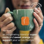 Pukka Organic Relax, 20 Tea Bags 40g, pukka tea in green mug, available at teas.co.uk