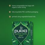 Pukka Organic Supreme Matcha Green, 20 Tea Bags 32g, Autumn and Winter Teas, Pukka Herbs Limited. Sold by teas.co.uk.