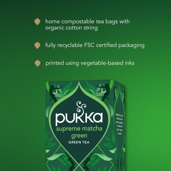 Pukka Organic Supreme Matcha Green, 20 Tea Bags 32G