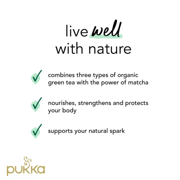 Pukka Organic Supreme Matcha Green, 20 Tea Bags 32G