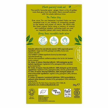 Www-Teas-Co-Uk-Pukka-Organic-Three-Ginger-20-Tea-Bags-36G-5065000523145-Back-Of-Box Pukka Organic Three Ginger, 20 Tea Bags 36G