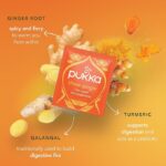 Pukka Organic Three Ginger, 20 Tea Bags 36g, Decaffeinated Speciality Teas, Pukka Herbs Limited. Sold by Teas.co.uk.