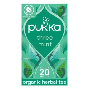 Pukka Organic Three Mint, 20 Tea Bags 32g, English Tea, Pukka Herbs Limited. Sold by Teas.co.uk.