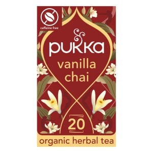 Pukka Organic Vanilla Chai, 20 Tea Bags 40g, Chai, Pukka Herbs Limited. Sold by Teas.co.uk.