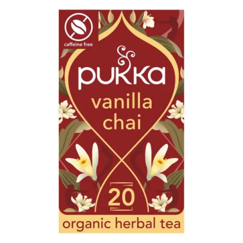 Pukka Organic Vanilla Chai, 20 Tea Bags 40g, Chai, Pukka Herbs Limited. Sold by Teas.co.uk.