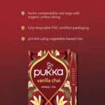 Pukka Organic Vanilla Chai, 20 Tea Bags 40g, Chai, Pukka Herbs Limited. Sold by Teas.co.uk.