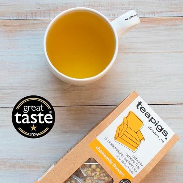 Teapigs Chamomile Flowers, 15 Tea Bags 37.5G, Fruit And Herbal Tea, Teapigs Limited. Sold By Teas.co.uk.