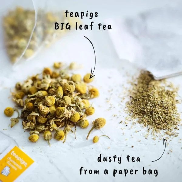 Teapigs Chamomile Flowers, 50 Tea Bags 75g, English Tea, Teapigs Limited. Sold by Teas.co.uk.