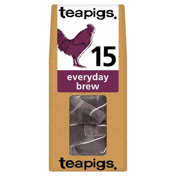 Iced Everyday Brew 1 Teapigs Everyday Brew, 15 Tea Bags 50G, Everyday Tea Bags, Teapigs Limited. Sold By Teas.co.uk.