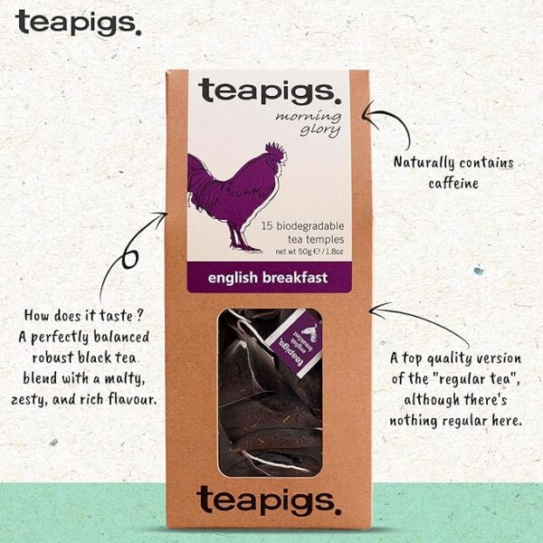Teapigs Everyday Brew, 15 Tea Bags 50G, Everyday Tea Bags, Teapigs Limited. Sold By Teas.co.uk.