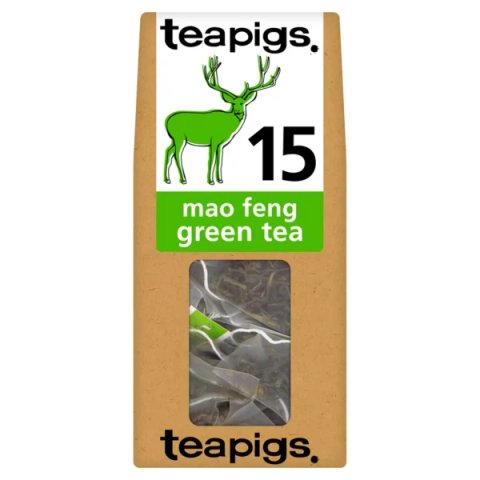 Teapigs Mao Feng Green Tea, 15 Tea Bags 37.5g, English Tea, Teapigs Limited. Sold by Teas.co.uk.