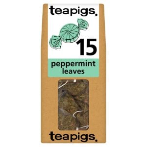 Teapigs Peppermint Leaves, 15 Tea Bags 30g, English Tea, Teapigs Limited. Sold by Teas.co.uk.