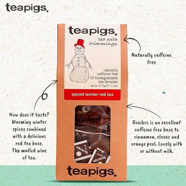 Teapigs Spiced Winter Red, 15 Tea Bags 37.5G