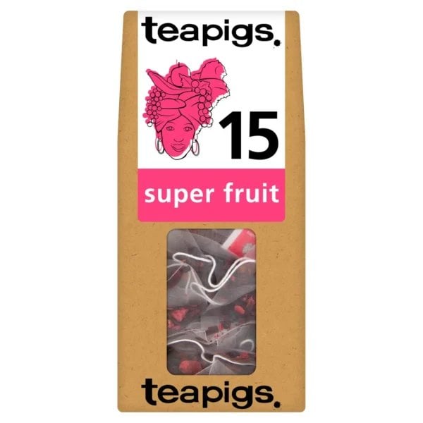 Superfruit Cordial Base 1 Teapigs Superfruit, 15 Tea Bags 37.5G, English Tea, Teapigs Limited. Sold By Teas.co.uk.