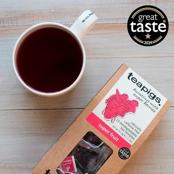 Teapigs Superfruit, 15 Tea Bags 37.5g, English Tea, Teapigs Limited. Sold by Teas.co.uk.