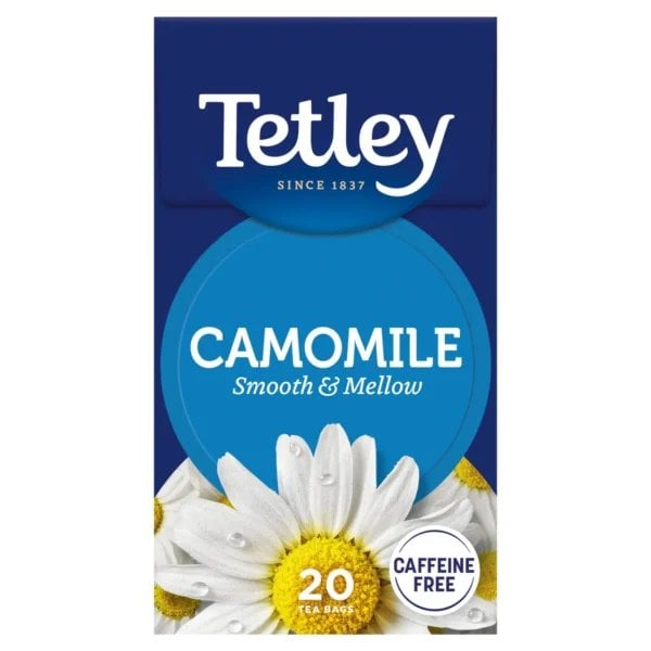 Tetley Camomile, 20 Tea Bags 32g, Fruit and Herbal Tea, Tata Consumer Products UK Group Limited. Sold by Teas.co.uk.