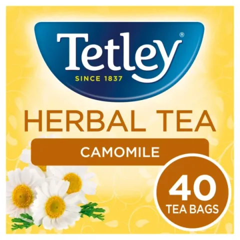 Tetley Camomile Herbal Tea, 40 Tea Bags 60g