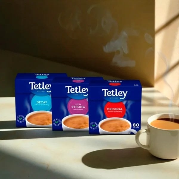 Tetley Chocolate and Mint Tart, 40 Tea Bags 80g, Black Tea, Tata Consumer Products UK Group Limited. Sold by Teas.co.uk.