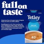 Tetley Decaf English Breakfast, 40 Tea Bags 125g, Decaffeinated Black Teas, Tata Consumer Products UK Group Limited. Sold by Teas.co.uk.