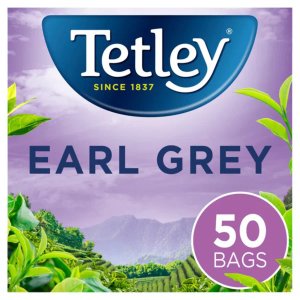 Tetley Earl Grey, 50 Tea Bags 125g, Black Tea, Tata Consumer Products UK Group Limited. Sold by Teas.co.uk.