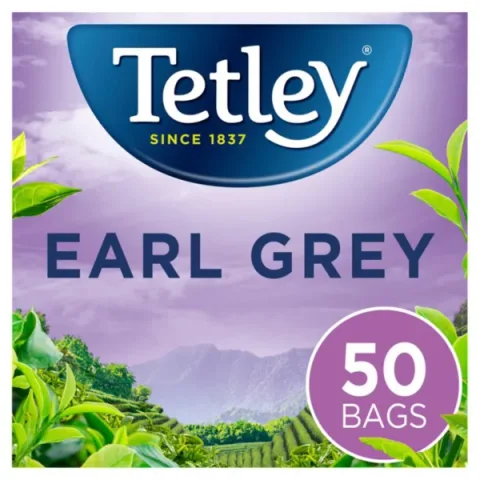Tetley Earl Grey, 50 Tea Bags 125g