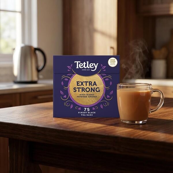 Tetley Extra Strong Breakfast Tea, 75 Tea Bags 237G